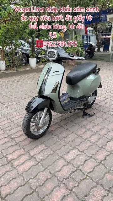 Xe máy điện Vespa Lima 2025 Xám. Mua bán Xe điện tại Quận Bắc Từ Liêm Hà Nội được đăng bởi Xe điện Bình Phương hình 1