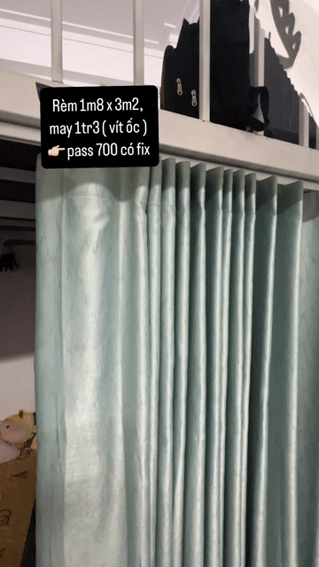 Rèm 1m8 x 3m2. Mua bán Giường, chăn ga gối nệm tại Quận Bắc Từ Liêm Hà Nội được đăng bởi Ngọc Ánh hình 1