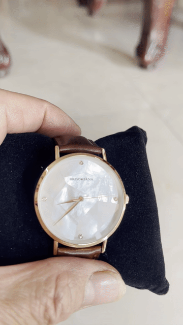 Đồng hồ đeo tay BROOKIANA dây da Nâu. Mua bán Đồng hồ tại Huyện Chương Mỹ Hà Nội được đăng bởi Nguyễn Ngọc Thảo hình 1