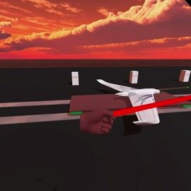 VR-Supported Analysis of UAV—Magnetic Launcher’s Cart System