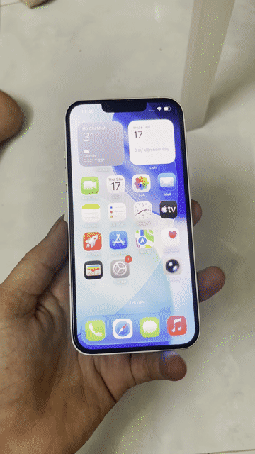 Apple iPhone 13 256GB Trắng Mất Face ID Cũ. Mua bán Điện thoại tại Quận Liên Chiểu Đà Nẵng được đăng bởi M a h hình 1