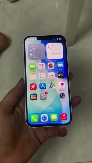 Apple iPhone 13 256GB Trắng Mất Face ID Cũ. Mua bán Điện thoại tại Quận Liên Chiểu Đà Nẵng được đăng bởi M a h hình 1
