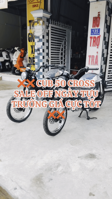 CUB 50 CROSS NEW 100% SALE CHẤN ĐỘNG CHỈ 2. Mua bán Xe máy tại Huyện Chợ Mới An Giang được đăng bởi XE MÁY THIỆN PHÁT AN GIANG hình 1