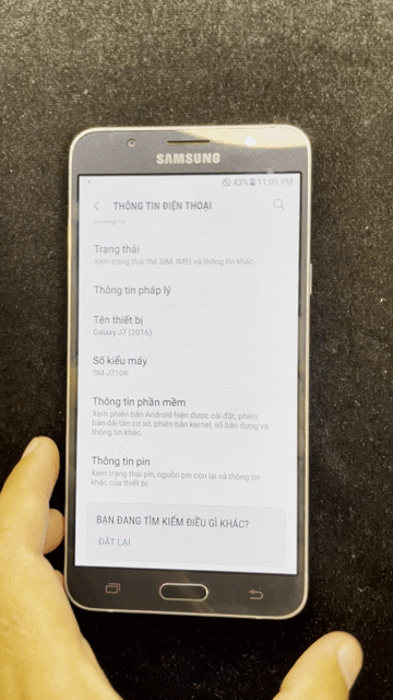 Samsung Galaxy J7 (2016) Đen. Mua bán Điện thoại tại Quận 7 Tp Hồ Chí Minh được đăng bởi KaPy garden hình 1