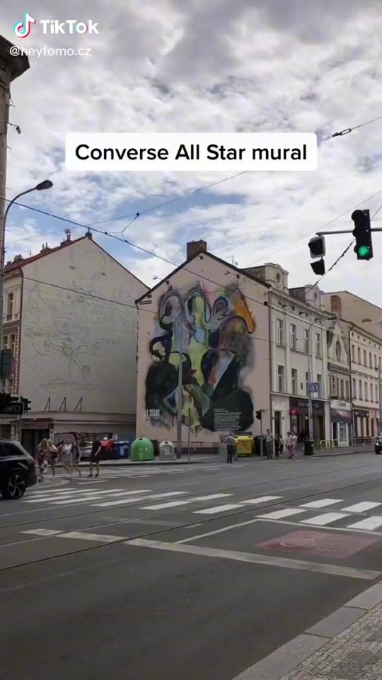 Converse All Star mural