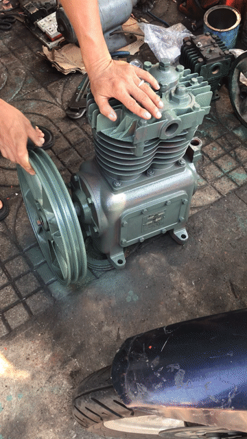 Đầu nén khí Fuji 5hp 1 cấp. Mua bán Đồ chuyên dụng, Giống nuôi trồng tại Thành phố Quảng Ngãi Quảng Ngãi được đăng bởi Mỹ Trinh hình 1
