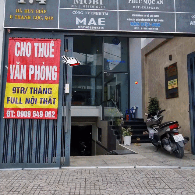 Cho thuê Văn phòng, Mặt bằng kinh doanh Quận 12 Tp Hồ Chí Minh diện tích 35 m² giá 7 triệu/tháng