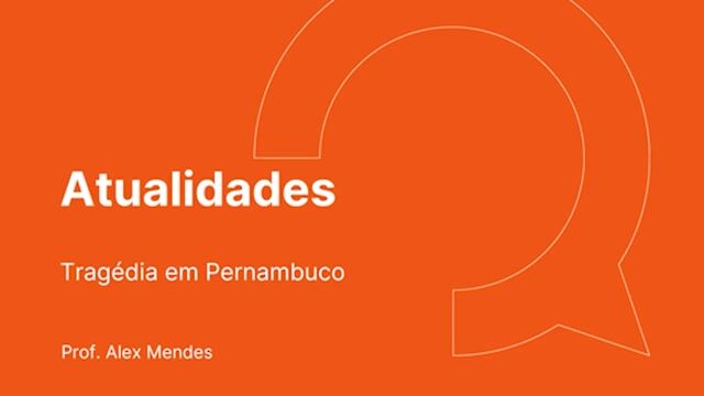 Tragédia em Pernambuco