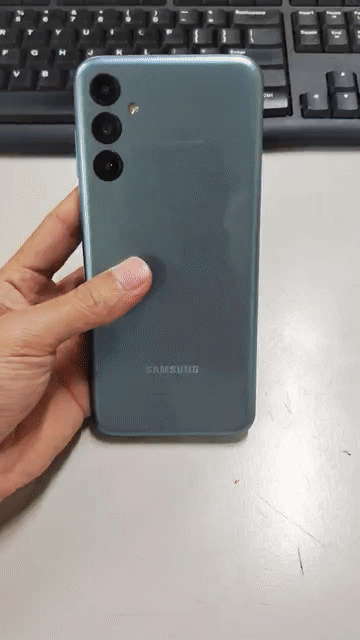 Samsung M14-5G -NFC  128GB Xanh. Mua bán Điện thoại tại Thành phố Dĩ An Bình Dương được đăng bởi Nguyễn Đình Hưng hình 1