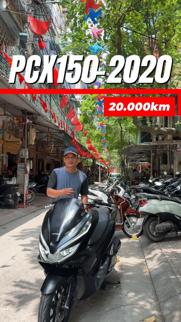 Honda PCX150 2020 Đen Nhám Cực Mới Đi ít 29H2. Mua bán Xe máy tại Quận Ba Đình Hà Nội được đăng bởi Xe Máy Nam Thi hình 1