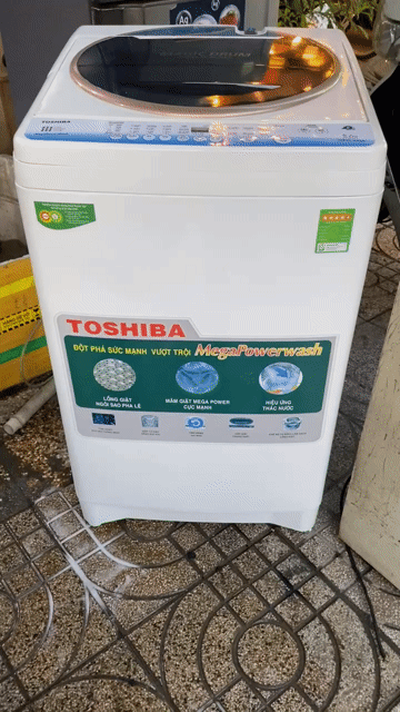máy giặt toshiba 8,2kg giặt vắt êm mới 90%. Mua bán Máy giặt tại Quận Tân Phú Tp Hồ Chí Minh được đăng bởi Điện Lạnh Thanh Sang hình 1