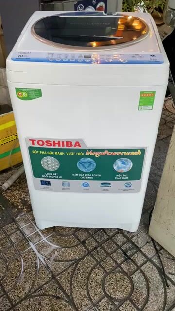 máy giặt toshiba 8,2kg giặt vắt êm mới 90%. Mua bán Máy giặt tại Quận Tân Phú Tp Hồ Chí Minh được đăng bởi Điện Lạnh Thanh Sang hình 1