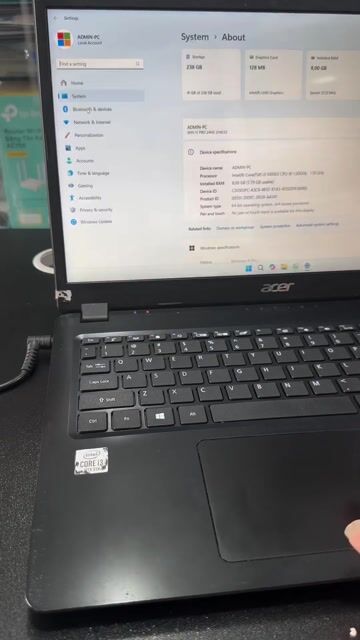 Acer Aspire 3 i3 Gen 10 8GB/256GB. Mua bán Laptop tại Huyện Đức Hòa Long An được đăng bởi Mai Lý hình 1
