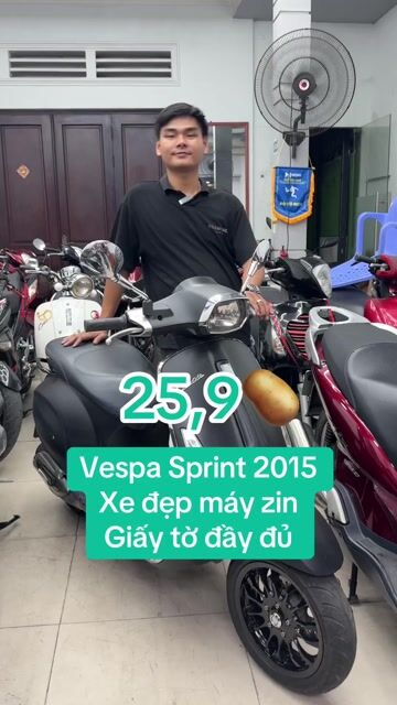 Piaggio Vespa Sprint 2015 máy zin êm ru. Mua bán Xe máy tại Thành phố Thủ Đức Tp Hồ Chí Minh được đăng bởi Lê Hạnh hình 1