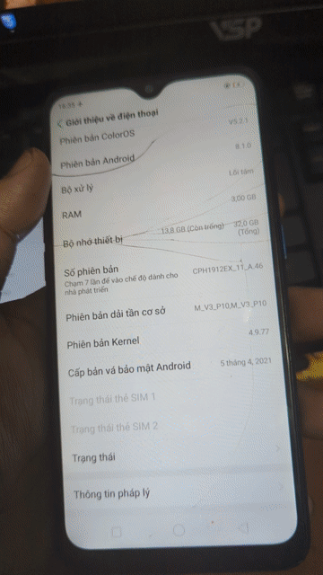 Oppo A1k 32GB Đen. Mua bán Điện thoại tại Thành phố Thủ Đức Tp Hồ Chí Minh được đăng bởi R3 hình 1