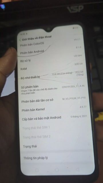 Oppo A1k 32GB Đen. Mua bán Điện thoại tại Thành phố Thủ Đức Tp Hồ Chí Minh được đăng bởi R3 hình 1