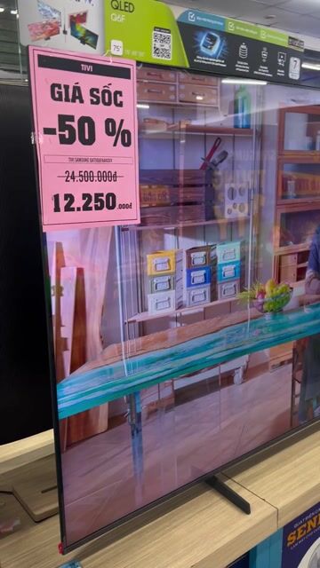 Tivi QLED Samsung QA75Q6FA 4K 75 inch. Mua bán Tivi, Âm thanh tại Quận Bình Tân Tp Hồ Chí Minh được đăng bởi Khanh hình 1