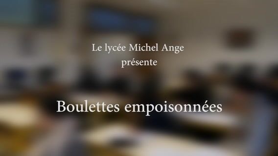 Boulettes empoisonnées