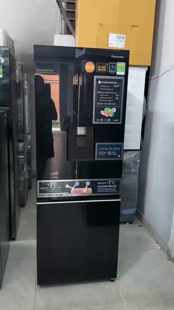 Tủ lạnh. PANASONIC Inverter 300 lít. 𝐁𝐇: 𝟐𝟒 𝐓𝐡𝐚́𝐧𝐠