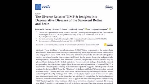 The Diverse Roles of TIMP-3