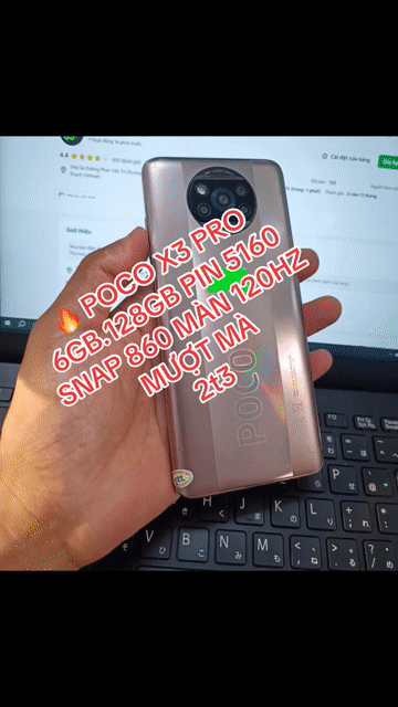 POCO X3 Pro 128GB. Mua bán Điện thoại tại Quận Bình Thạnh Tp Hồ Chí Minh được đăng bởi AN MOBILE hình 1