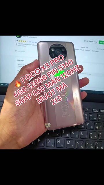 POCO X3 Pro 128GB. Mua bán Điện thoại tại Quận Bình Thạnh Tp Hồ Chí Minh được đăng bởi AN MOBILE hình 1