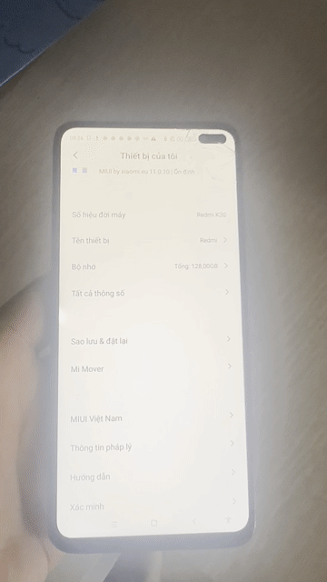 Xiaomi Redmi K30 ram 6/128GB Tím. Mua bán Điện thoại tại Huyện Bình Chánh Tp Hồ Chí Minh được đăng bởi vân hình 1