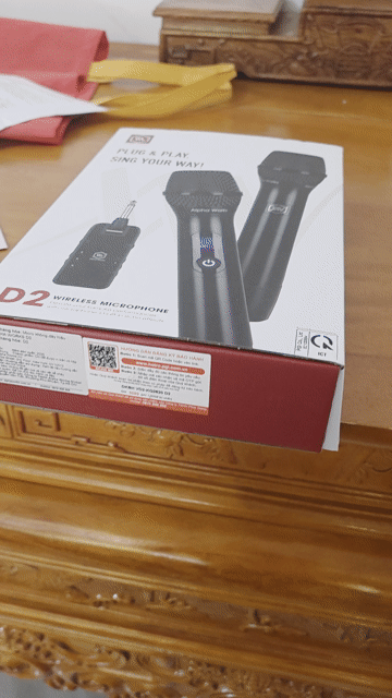 Micro karaoke Alpha Works D2 Đen. Mua bán Tivi, Âm thanh tại Huyện Dầu Tiếng Bình Dương được đăng bởi 9433 ken hình 1