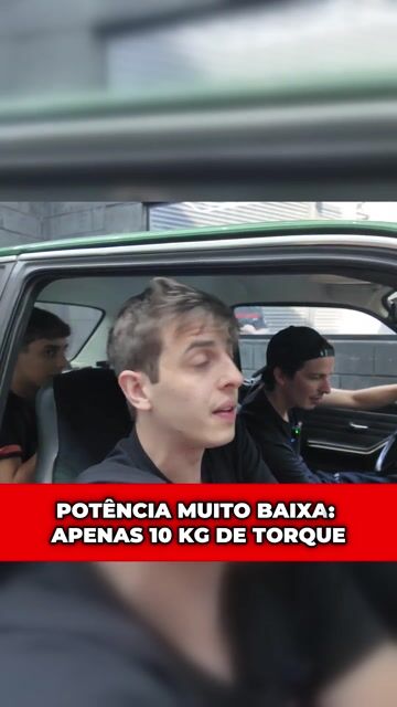 POTÊNCIA MUITO BAIXA: APENAS 10 KG DE TORQUE