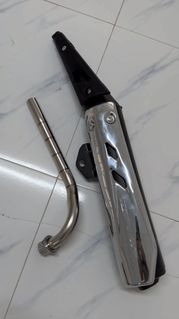 Pô xe máy Sirius xăng cơ. Mua bán Phụ tùng xe tại Quận Bình Thuỷ Cần Thơ được đăng bởi Tiktok Minh Trịnh hình 1