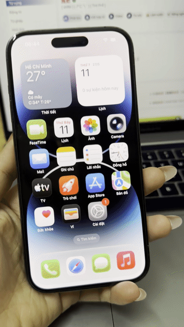 Apple iPhone 14 Pro 128GB khay sim chính chủ bán. Mua bán Điện thoại tại Quận Cầu Giấy Hà Nội được đăng bởi Nguyễn Thị Út Duyên hình 1