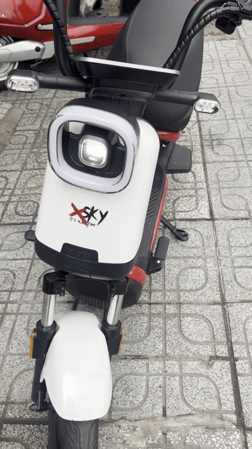 Xe đạp điện Yadea SKY Trắng, Đỏ. Mua bán Xe đạp tại Quận Gò Vấp Tp Hồ Chí Minh được đăng bởi cầm đồ hoàng lạc hình 1