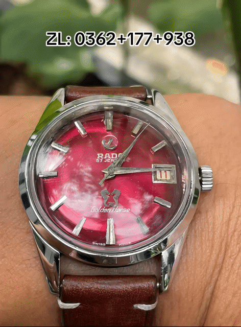 Đồng hồ Rado Golden Horse 57J Dây da Đỏ. Mua bán Đồng hồ tại Huyện Củ Chi Tp Hồ Chí Minh được đăng bởi Dang Quang hình 1