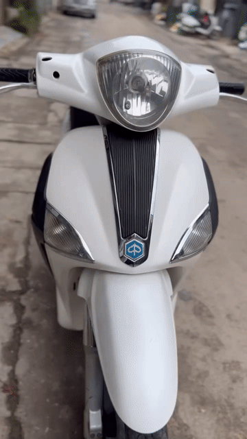 Piaggio Liberty Trắng 125ie máy zin. Mua bán Xe máy tại Quận Nam Từ Liêm Hà Nội được đăng bởi Minh Minh hình 1