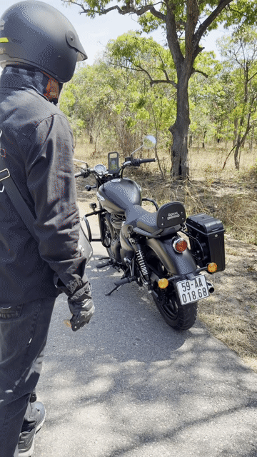 Royal Enfield Meteor 350 Đen nhám 6.500 km. Mua bán Xe máy tại Quận 8 Tp Hồ Chí Minh được đăng bởi nguyen tuan anh hình 1