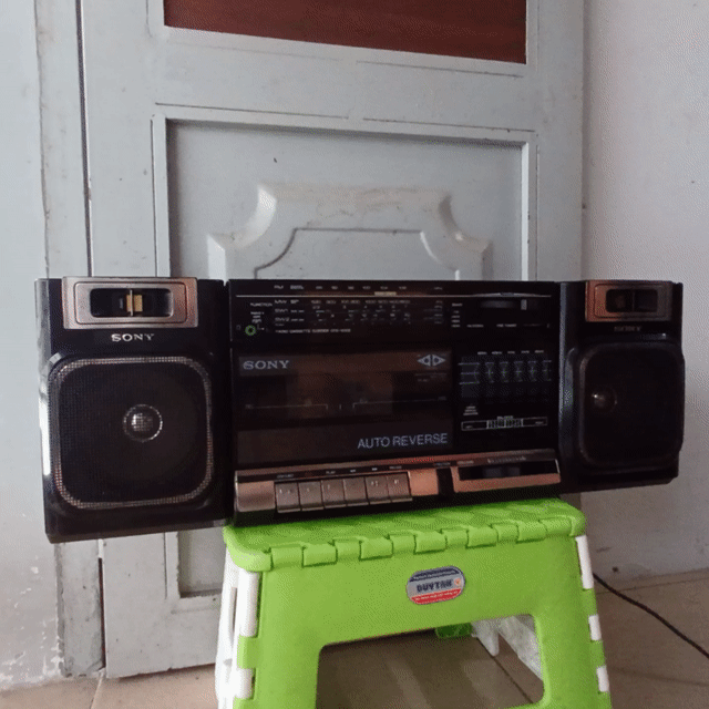 Đài cassette Sony CFS-1010S Đen. Mua bán Tivi, Âm thanh tại Quận Gò Vấp Tp Hồ Chí Minh được đăng bởi Anh Tuấn  hình 1