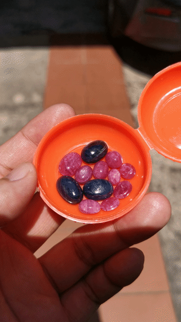 Đá quý Ruby Đỏ Đen 12 viên. Mua bán Đồ sưu tầm, đồ cổ tại Thành phố Vũng Tàu Bà Rịa - Vũng Tàu được đăng bởi nam trần hình 1