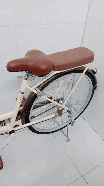 Xe đạp Thống Nhất Nữ màu Kem. Mua bán Xe đạp tại Quận Gò Vấp Tp Hồ Chí Minh được đăng bởi Kim Ngân  hình 1