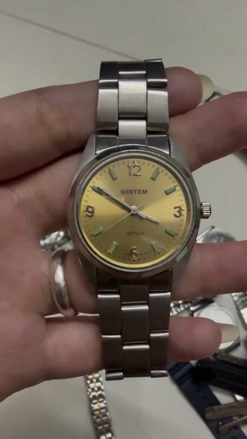 Đồng hồ WINTEM vàng thép 32mm unisex, swiss mov. Mua bán Đồng hồ tại Quận Gò Vấp Tp Hồ Chí Minh được đăng bởi Trân Đồng Hồ Chính Hãng 2hand hình 1