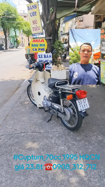 Honda Super Cub 70 Custom 1995 Xanh đen Nhập khẩu. Mua bán Xe máy tại Quận 11 Tp Hồ Chí Minh được đăng bởi CỬA HÀNG XE MÁY LONG HỔ hình 1