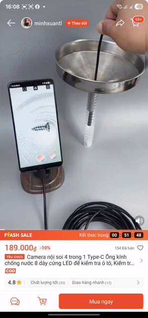 camera soi đồ dùng. Mua bán Máy ảnh, Máy quay tại Quận Hà Đông Hà Nội được đăng bởi Tran Linh hình 1