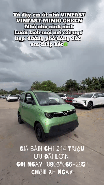 Bán VinFast Minio Green Xe điện 4 chỗ, mới 100%+++. Mua bán Ô tô tại Quận 12 Tp Hồ Chí Minh được đăng bởi  Bán Xe điện VINFAST MỚI VÀ LƯỚT chính hãng hình 1