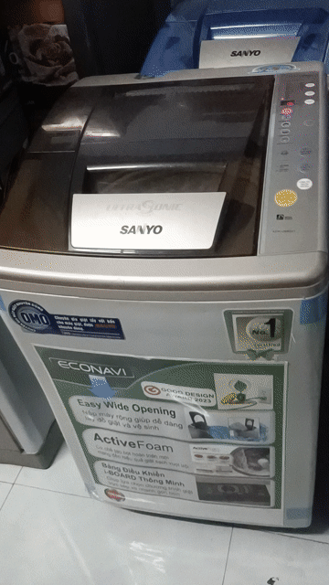 Máy giặt Sanyo ASW-U86HT 7.5kg Xám. Mua bán Máy giặt tại Quận 7 Tp Hồ Chí Minh được đăng bởi điện lạnh quận 7 hình 1
