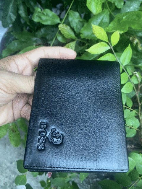 Ví da nam Boss da thật màu đen. Mua bán Túi xách tại Quận 11 Tp Hồ Chí Minh được đăng bởi Shop Da Thật hình 1
