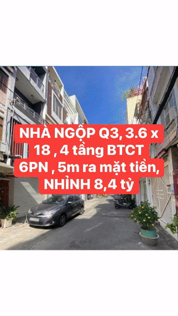 Mua bán Nhà ở Quận 3 Tp Hồ Chí Minh diện tích 65 m² giá 8,4 tỷ