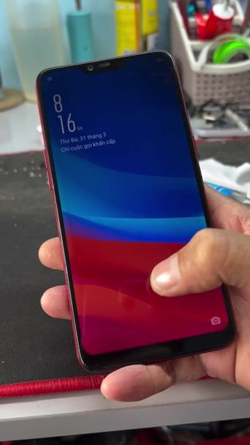 Oppo A3s 32GB Đỏ. Mua bán Điện thoại tại Thành phố Dĩ An Bình Dương được đăng bởi Hiệu hình 1