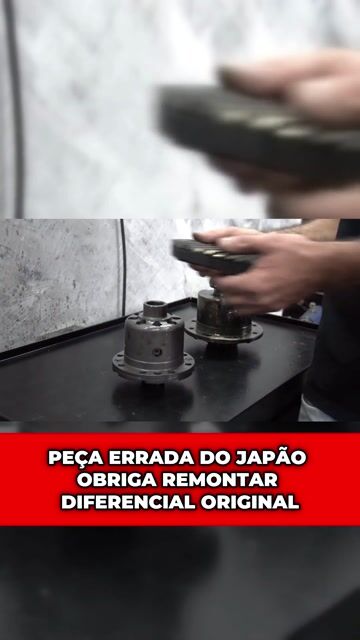 PEÇA ERRADA DO JAPÃO OBRIGA REMONTAR DIFERENCIAL ORIGINAL