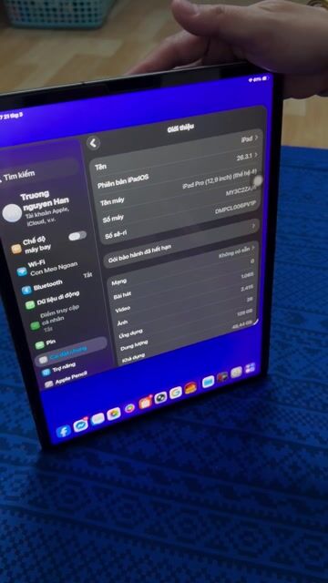 Apple iPad Pro 12.9 inch 128GB. Mua bán Máy tính bảng tại Quận Bình Thạnh Tp Hồ Chí Minh được đăng bởi Phuong Truong hình 2
