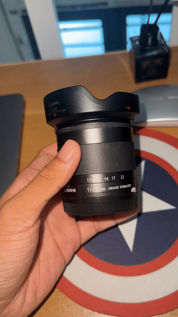Ống kính Canon EF-M 11-22mm f/4-5.6. Mua bán Máy ảnh, Máy quay tại Quận Ngũ Hành Sơn Đà Nẵng được đăng bởi bé tý hình 1