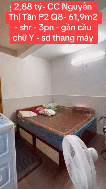 Mua bán Căn hộ Chung cư Quận 8 Tp Hồ Chí Minh diện tích 61.9 m² giá 2,88 tỷ